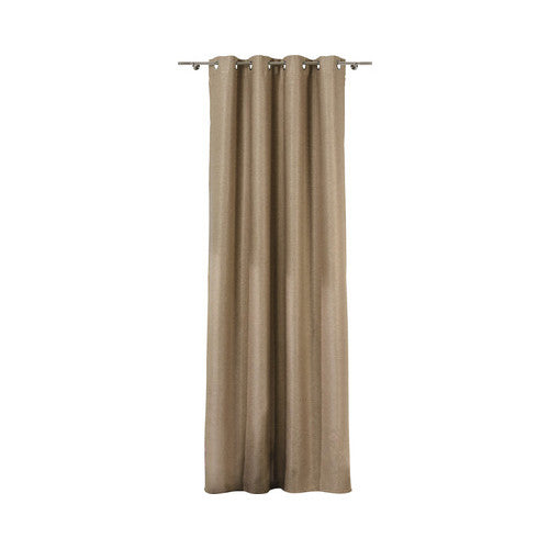Draperie cu inele Amadeo, cafea, 140x260 cm