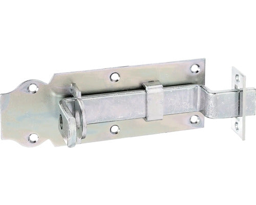 Zavor Metalic Universal Alberts 140x52 Mm, Curbat, Blocare Cu Lacat, Otel Zincat Galben