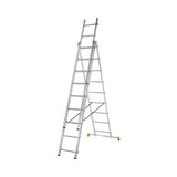 Scara din aluminiu, Classik, multifunctionala, 3x9 trepte