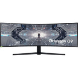 Monitor Gaming VA QLED Samsung 49" LC49G95TSSPXEN, 5120 x 1440, HDMI, DisplayPort, Ecran curbat, AMD FreeSync, Nvidia G-Sync, 240 Hz, 1 ms (Negru/Alb)