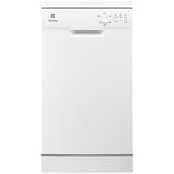 Masina de spalat vase Electrolux ESA12110SW, 9 seturi, 5 programe, Motor inverter, Display LED, AirDry, Clasa F, Alb