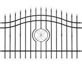 Panou Gard Polbram Nedeia Otel Galvanizat 160-180x200 Cm Negru