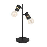 Veioza EGLO LURONE 900178, E27 2X10W, Negru, Alama IP20