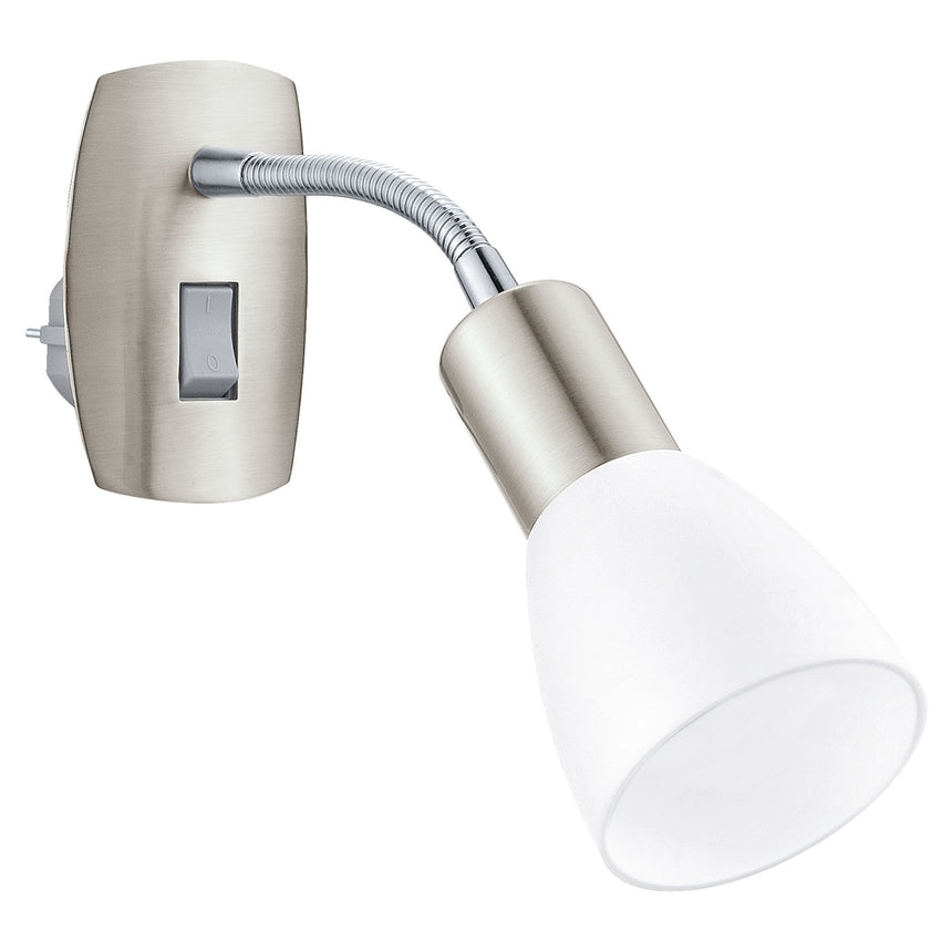 EGLO, 92935, DAKAR 3, lampa cu soclu, E14, 1X25W, IP20, alb