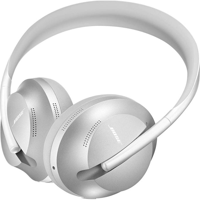 Casti Audio Over the Ear Bose 700, Wireless, Bluetooth, Noise cancelling, Microfon, Autonomie 20 ore, Argintiu