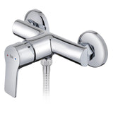 Baterie de dus Teka 842321200, monocomanda, reducerea zgomotului, Crom
