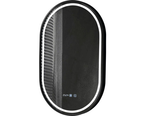 Oglinda Baie Cu Led Ovala Belform Infinity 50x80 Cm Ip44