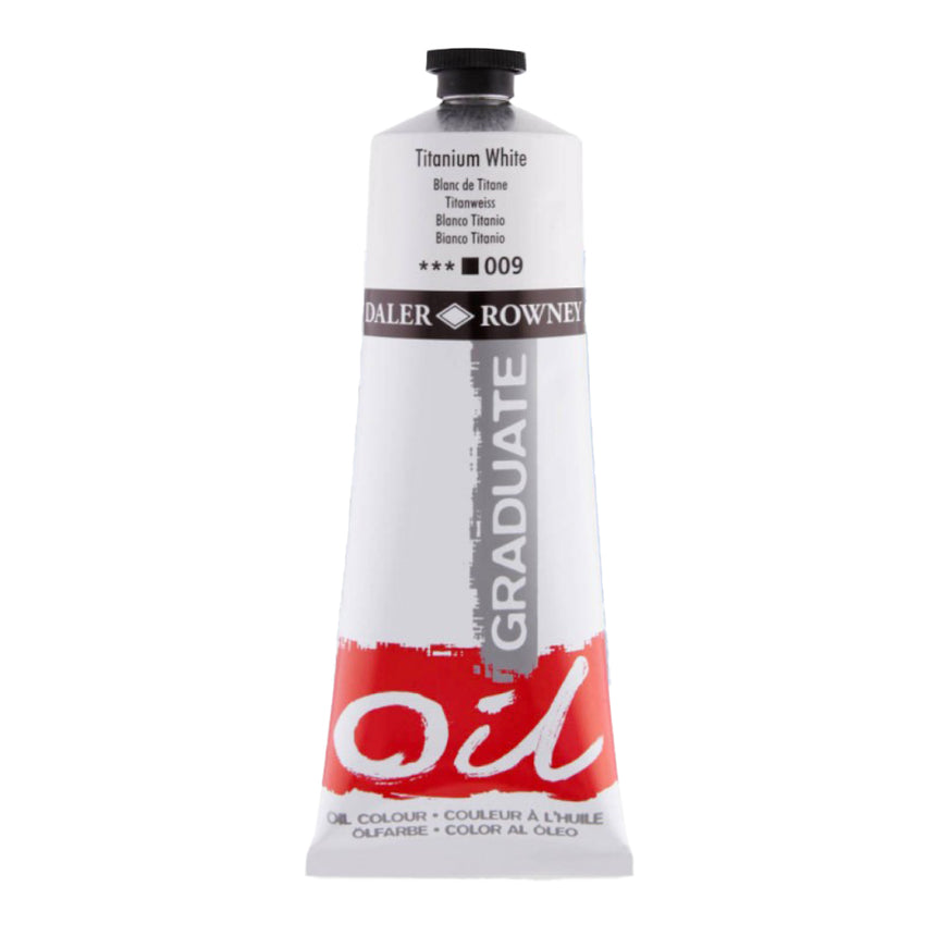 Culoare in Ulei Graduate Daler Rowney - Titanium White - 200 ml