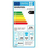 Uscator de rufe Whirlpool W7 D84WB EE, 8 kg, FreshCare, al 6-lea simt, clasa energetica C, spalare rapida, alb