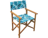 Scaun Pliabil Garden Place Model Floral Lemn 52x52x84 Cm Verde