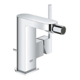 Baterie bideu Grohe Plus 33241003, 1/2'', monocomanda, cartus ceramic, aerator, limitator, set evacuare inclus, crom