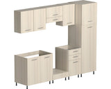 Set Mobilier Bucatarie Andra L240 cm Stejar Sonoma