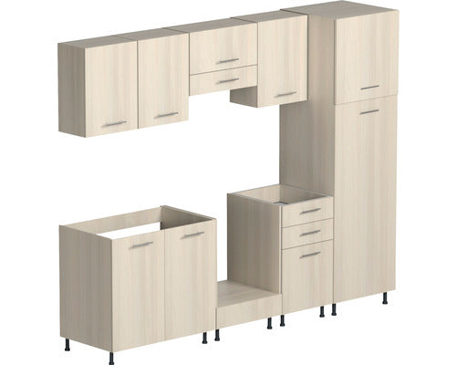 Set Mobilier Bucatarie Andra L240 cm Stejar Sonoma