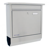Cutie postala Lettero Inox cu suport ziare 400x370x110 mm