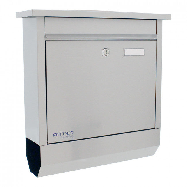 Cutie postala Lettero Inox cu suport ziare 400x370x110 mm