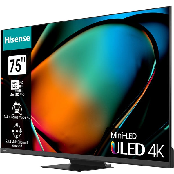 Televizor HISENSE Mini-LED ULED 75U8KQ, 190 cm, Smart, 4K Ultra HD, Clasa F