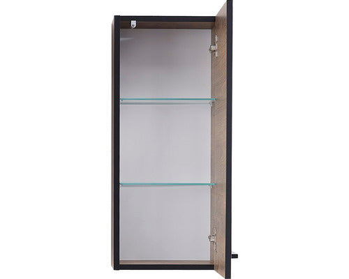Dulap baie suspendat pelipal 374, 1 usa, PAL, 70x30x32,5 cm, stejar Ribbeck