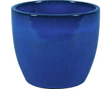 Ghiveci Ceramica Oslo Ø 30 Cm H 26 Cm Albastru
