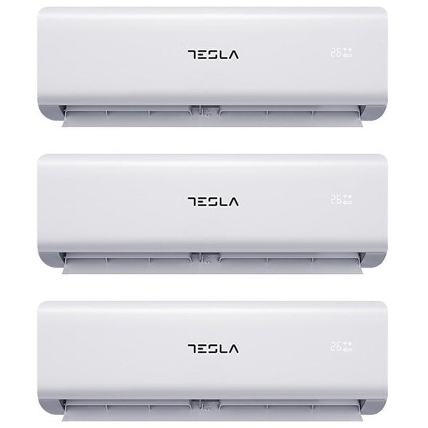 Sistem Aer Conditionat pentru 3 Incaperi, TESLA TGS-D27V9912W, 27000 BTU, A++/A+, Wi-Fi, Alb