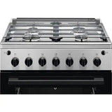 Aragaz Electrolux LKG604000X, Grill, Rotisor, 4 arzatoare, Gaz, 60 cm, Inox