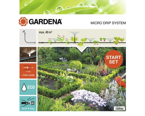 Set gradina, Gardena, Micro-Drip, Multicolor