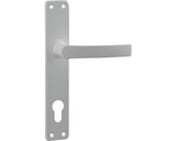 Manere Cu Sild Usa Interior Verofer Mures 90/220 Mm, Pentru Cilindru, Alb