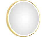 Oglinda baie cu iluminare LED DSK Bronze Circular Ø 60 cm IP 24
