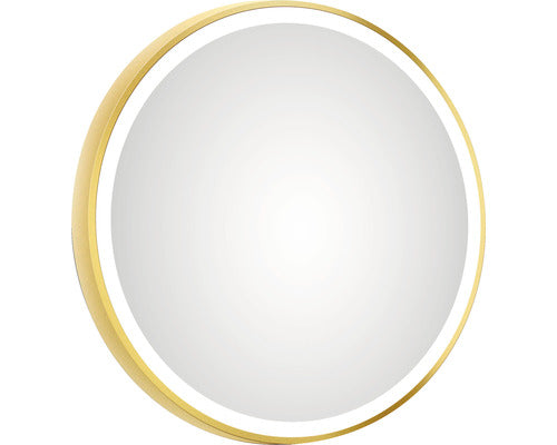 Oglinda baie cu iluminare LED DSK Bronze Circular Ø 60 cm IP 24