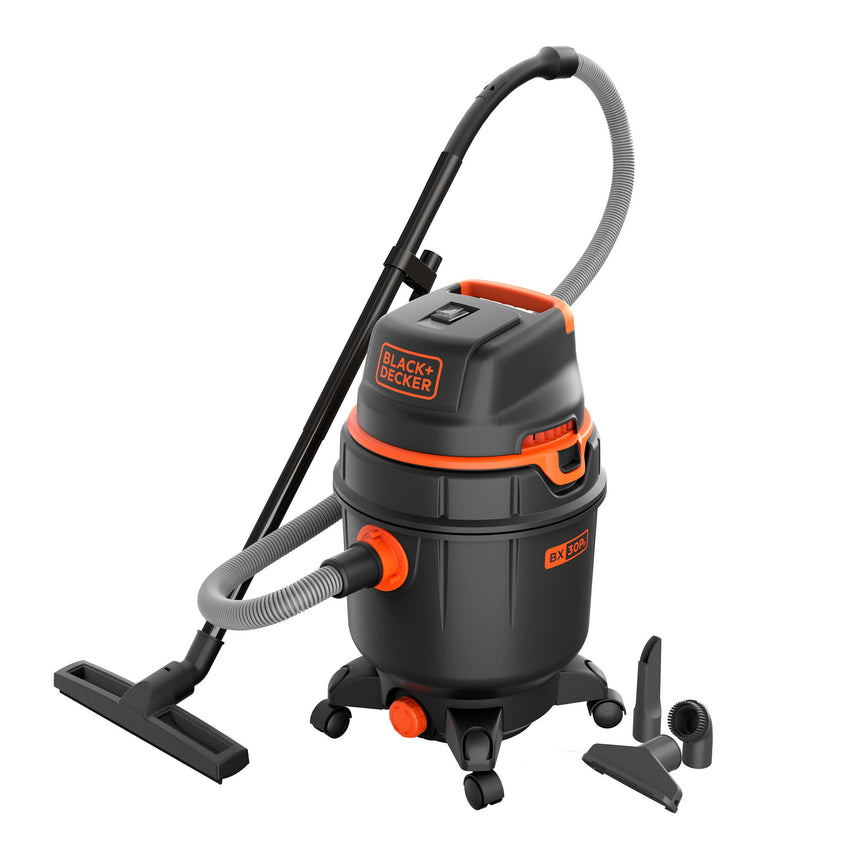 Aspirator umed uscat 1600W cuva plastic 30L Black&Decker BXVC30PDE