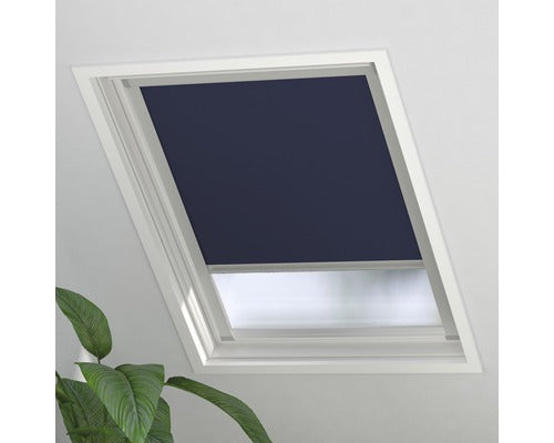 Rulou Opac Fereastra De Mansarda Soluna Skylight 2.0 Ck04 Albastru 38, 3x79, 5 Cm