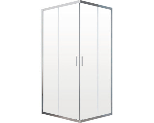 Set Cabina de Dus Dreptunghiulara Radaway Alienta D cu Cadita de Dus si Sifon, 100x80 cm, Sticla Transparenta, Profil Crom