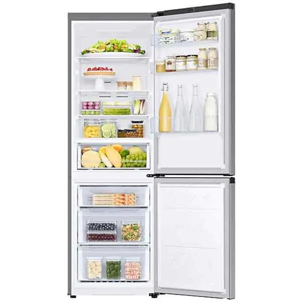 Combina frigorifica Samsung RB34T670DSA/EF, 344 l, No Frost, Compresor Digital Inverter, All around coooling, H 185 cm, Clasa D, Metal Graphite