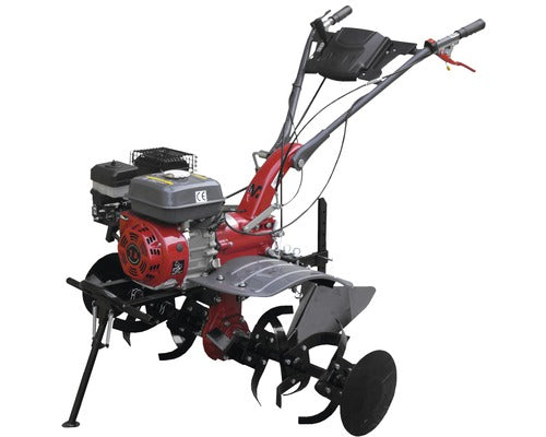 Pachet Motosapar Mhb 7110f 5, 2 Kw 3 Viteze Roti De Cauciuc Si Plug De Bilonat Incluse