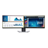Monitor curbat LED IPS Dell 49", Dual QHD, Display Port, Negru
