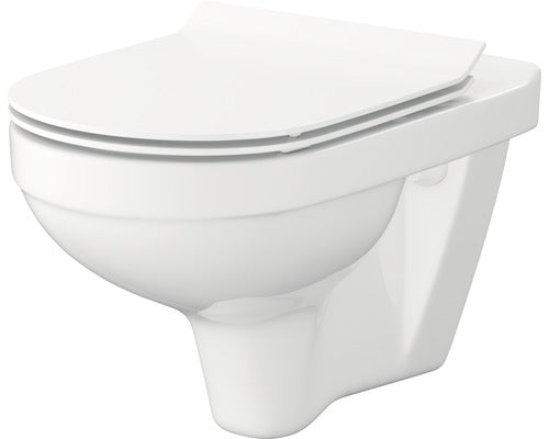 Set WC Suspendat Cersanit Onix Clean On, cu Capac WC din Duroplast