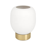 Lampa de masa, Eglo, E27/40W/230V, Auriu/Alb