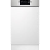 Masina de spalat vase semi-incorporabila AEG FEE73517PM, 10 seturi, 9 programe, Clasa D, MaxiFlex, SatelliteClean, QuickLift, AirDry, 45 cm