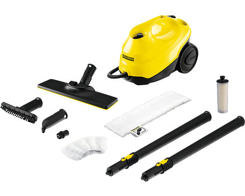 Aparat de curatat cu abur Karcher SC3 EasyFix + disposable cloth , 1900W, 3.5Bar, 1L, incalzire 6.5min, Galben