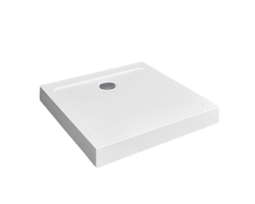 Cadita de Dus Patrata Radaway Doros C Compact 80x80x11,5 cm Acril Alb SDRC8080-05