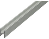 Profil Aluminiu Tip H Alberts 13, 5x22x1, 5 Mm, Lungime 1m, Eloxat