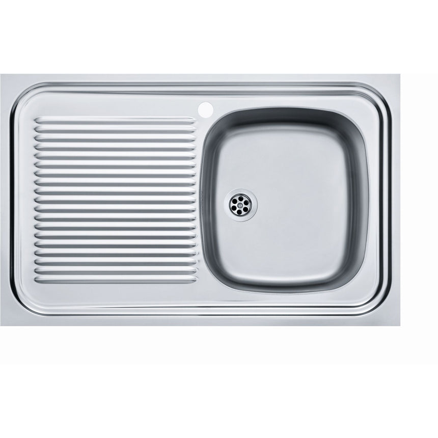 Chiuveta bucatarie Franke SXL 711, inox texturat Dekor, picurator stanga, adancime 165mm, 800x500mm