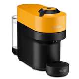 Espressor Nespresso by De'Longhi Vertuo Pop ENV90.Y, 1260W, Extractie prin centrifuzie, Conectare telefon, 0.6L, Galben, set capsule degustare inclus
