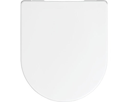Capac WC ADOB Premium Soft cu burete, inchidere simpa, alb 44,5x37 cm