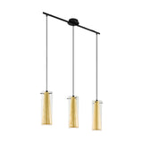 Pendul EGLO Pinto Gold, 97652, E27 3x60W, Auriu