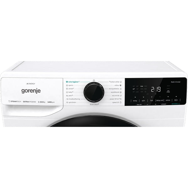 Masina de Spalat Rufe Frontala GORENJE WNA1X4A, SteamTech, 10.5 kg, 1400rpm, Clasa A, Alb
