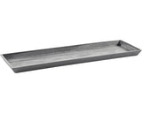 Farfurie Ecopots Bruges Plastic 47, 5x19, 5x2, 5 Cm Gri