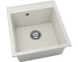 Chiuveta Bucatarie Cu O Cuva Fat Avangard 224 51x46 Cm, Fara Picurator, Fatgranit Light Beige