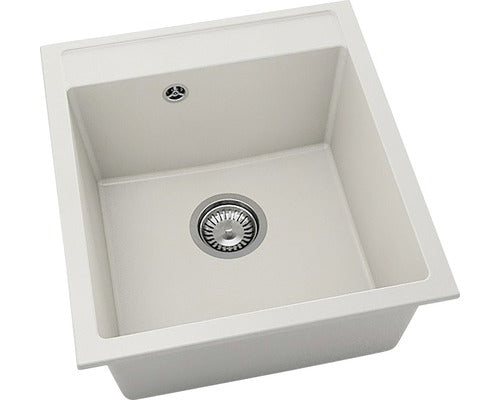 Chiuveta Bucatarie Cu O Cuva Fat Avangard 224 51x46 Cm, Fara Picurator, Fatgranit Light Beige