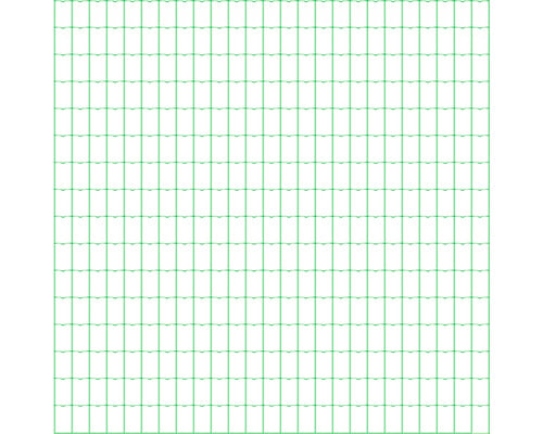 Plasa Gard Zincata Plastifiata Europlast 1, 5x25 M Verde