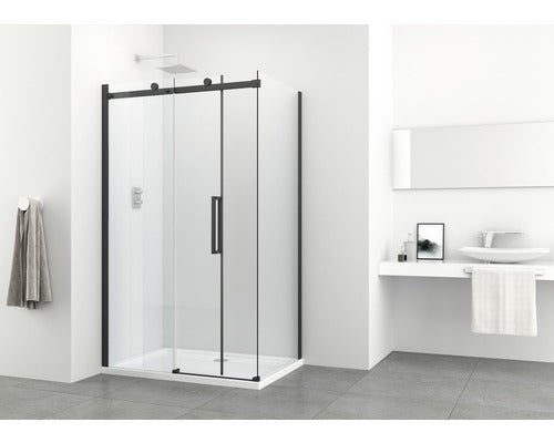 Perete fix dus Sanotechnik H80B 78-80x195 cm negru
